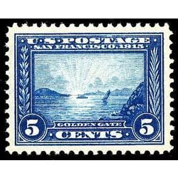 us stamp postage issues 399 golden gate 5 1913