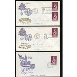 canada stamp 433 queen elizabeth ii 5 1964 FDC 001