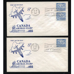 canada stamp 436 jet plane ottawa 8 1964 FDC 001