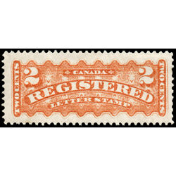 canada stamp f registration f1 registered stamp 2 1875 M XF 024