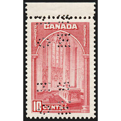 canada stamp o official o241a memorial chamber 10 1938 M XFNH 002