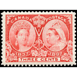 canada stamp 53 queen victoria diamond jubilee 3 1897
