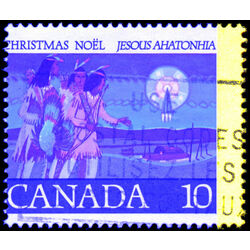 canada stamp 741 hunters following star 10 1977 U VF 009