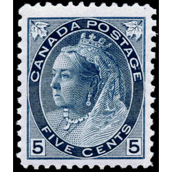 canada stamp 79 queen victoria 5 1899 M VFNH 015