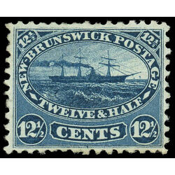 new brunswick stamp 10 steamship 12 1860 M VF 006