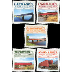 canada stamp 3181i 5i historic covered bridges 2019