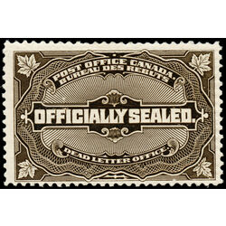 canada stamp o official ox4 officially sealed 1913 M F VF 013