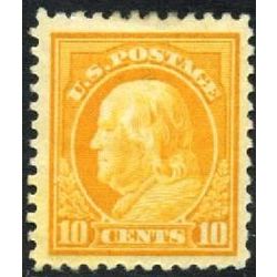 us stamp postage issues 510 franklin 10 1917
