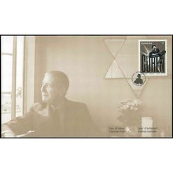 canada stamp 3195f leonard cohen sitting 2 65 2019 FDC 001