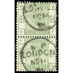 great britain stamp 105 queen victoria 6p 1884 U 008