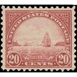 us stamp postage issues 567 golden gate 20 1922