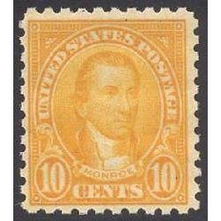 us stamp postage issues 591 monroe 10 1923