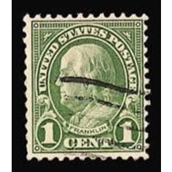 us stamp 596 franklin 1 1923