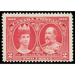 canada stamp 98i king edward vii queen alexandra 2 1908 M F 007
