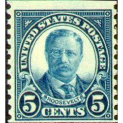 us stamp postage issues 602 roosevelt 5 1923