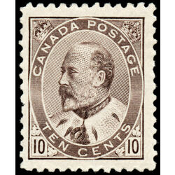 canada stamp 93 edward vii 10 1903 M F VF 020