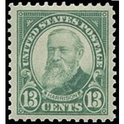 us stamp postage issues 622 benjamin harrison 13 1925
