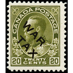 canada stamp mr war tax mr2c war tax 20 1915 M F VFNH 026