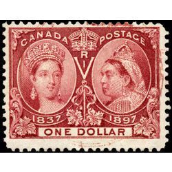 canada stamp 61 queen victoria diamond jubilee 1 1897 U F 042