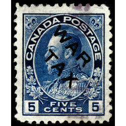 canada stamp mr war tax mr2b war tax 5 1915 U VF 018