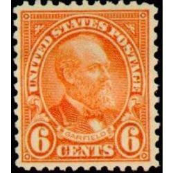 us stamp postage issues 638 garfield 6 1926
