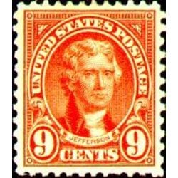 us stamp postage issues 641 jefferson 9 1926