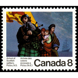 canada stamp 619 scottish settlers and hector 8 1973