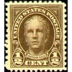 us stamp postage issues 653 nathan hale 15 1929
