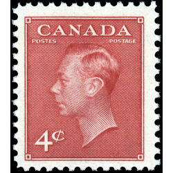 canada stamp 287 king george vi 4 1949