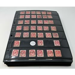 85 stock sheets including canadian used stamps a few mint