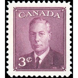 canada stamp 291 king george vi 3 1950