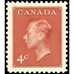 canada stamp 292 king george vi 4 1950