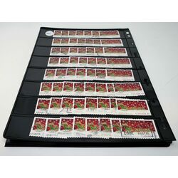 23 stock sheets including used canadian stamps