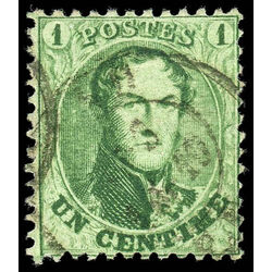 belgium stamp 13 king leopold i 1 1863