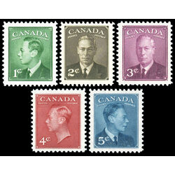 canada stamp 284 8 king george vi with postes postage 1949