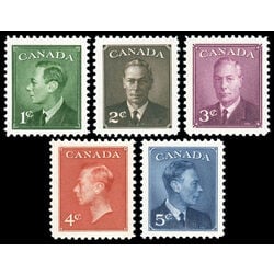 canada stamp 289 93 king george vi with postes postage omitted 1950