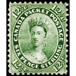 canada stamp 18 queen victoria 12 1859 M VF 029