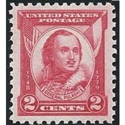 us stamp postage issues 690 general casimir pulaski 2 1931