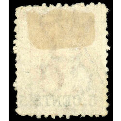 british columbia vancouver island stamp 14 surcharges 1869 U F 002