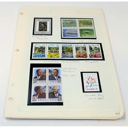canada mint stamps and souvenir sheets