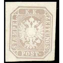 austria stamp p8 coat of arms 1863