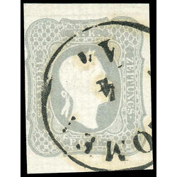 austria stamp p7 franz josef 1861