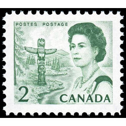 canada stamp 455 queen elizabeth ii pacific totem 2 1967