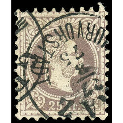 austria stamp 39 franz josef 1883 U 002