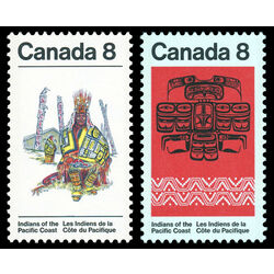 canada stamp 572 3 pacific coast indians 1974