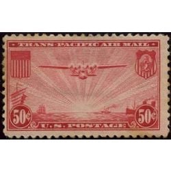 us stamp c air mail c22 china clipper over pacific 50 1937