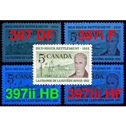 canada stamp 397ii lord selkirk 5 1962