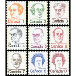 canada stamp 586 93a caricature definitives 1973