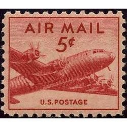us stamp c air mail c33 dc 4 skymaster 1947