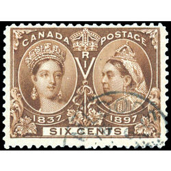 canada stamp 55 queen victoria diamond jubilee 6 1897 U F VF 032